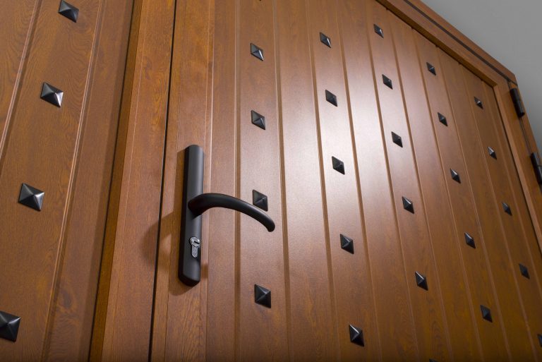 woodgrain Origin front doors