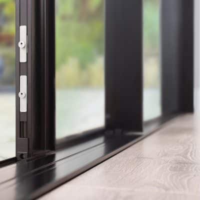 low track threshold on steel replacement sliding doors