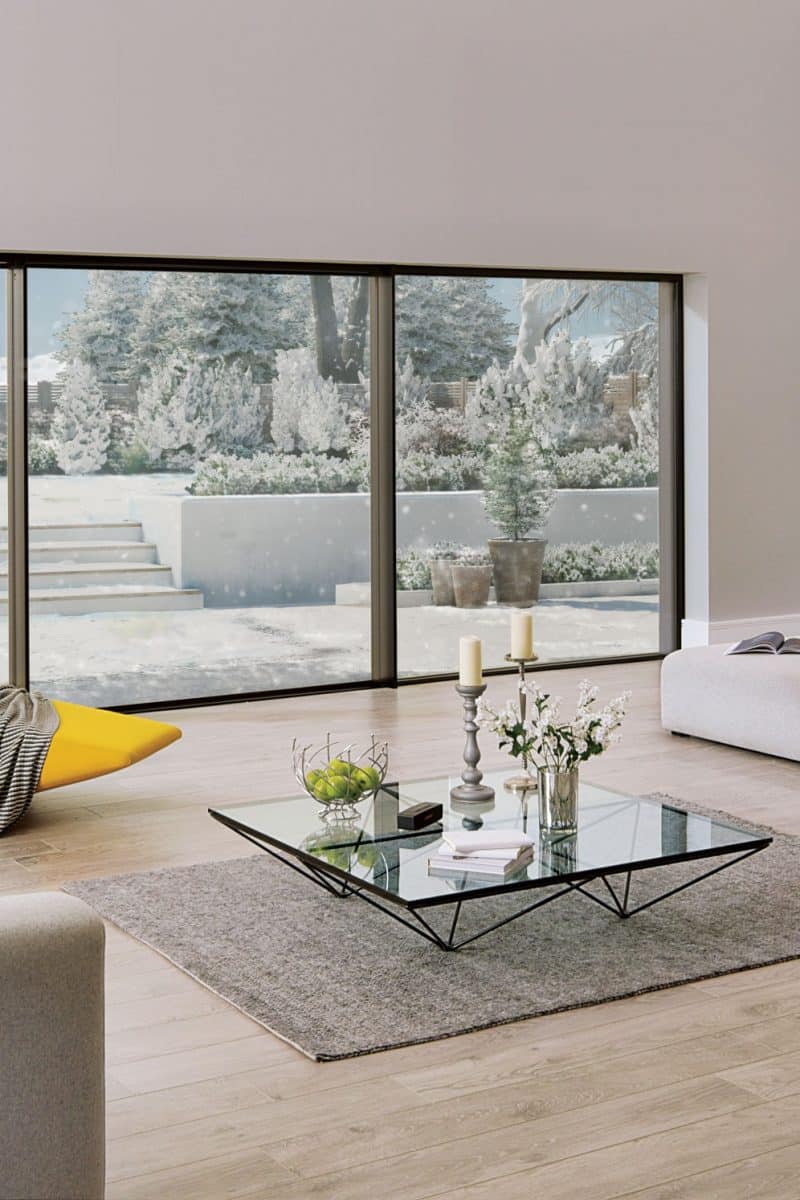 living room with Origin OS-20 Artisan